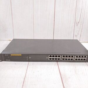 TESTED - D-Link DSS-24+ 10/100 Fast Ethernet Switch - 24 Port Rackmount Switch